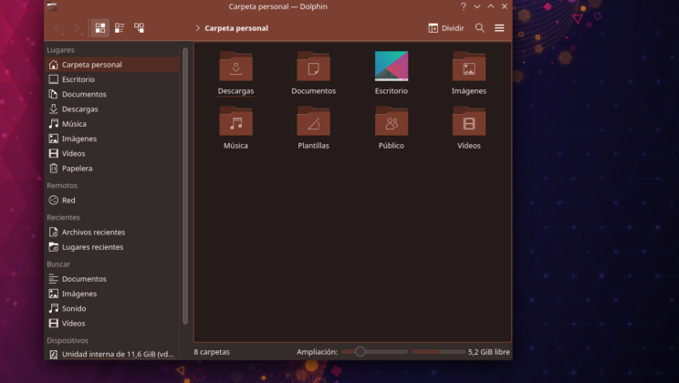 KDE Neon es una distro KDE estable pero visualmente al día