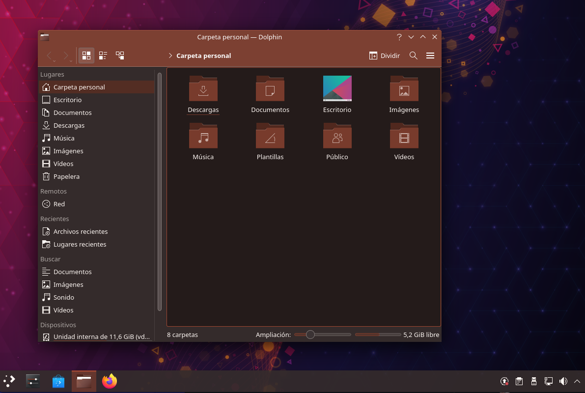 KDE Neon es una distro KDE estable pero visualmente al día