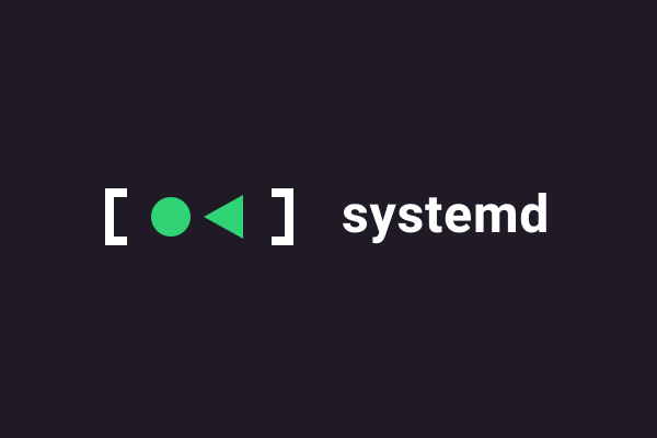 El logo de systemd